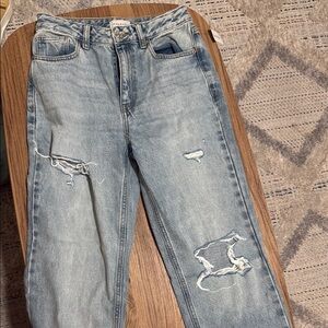 NWT PacSun Light Blue Distressed Boyfriend Jeans